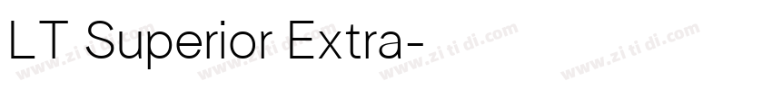 LT Superior Extra字体转换 LT Superior Extra字体转换